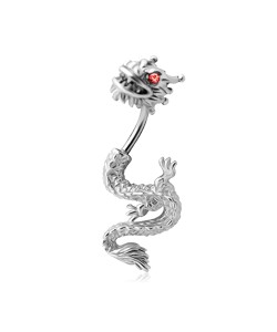 Stone Set Dragon Belly Piercing DBP-08